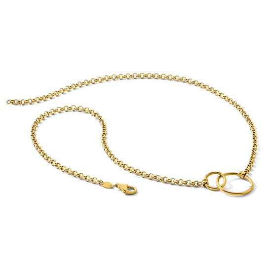 Leslie's 10k Polished Link Necklace