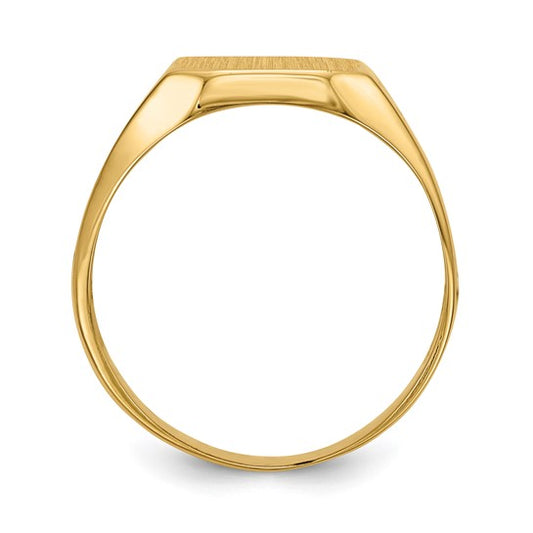 Polished Gold Fancy Signet Ring