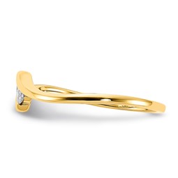 10k Yellow Diamond Ring