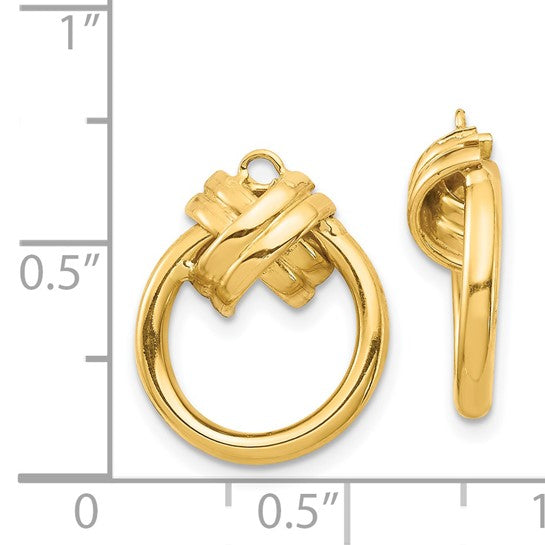 14K Dangle Earring Jacket