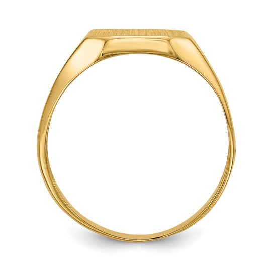 Polished Gold Fancy Signet Ring